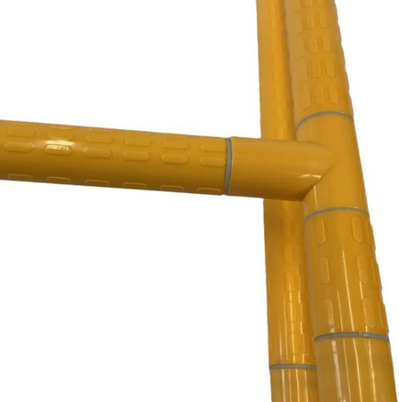 Поручень опорний під раковину SanStore 65х65 мм для людей з обмеженими можливостями жовтий HS-003A | Зображення 3