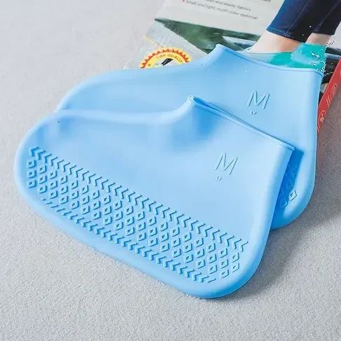 Силіконові чохли бахіли для взуття від дощу та бруду Waterproof Silicone Shoe L-29.5*17,5 см | Зображення 3