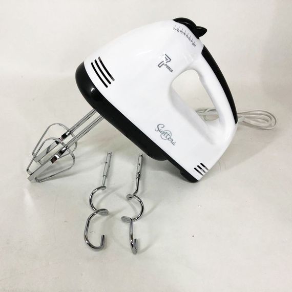 Хороший міксер Suntera SMX-133 300 Вт, Міксер зручний ручний для приготування тіста і кремів QE-27 | Зображення 4