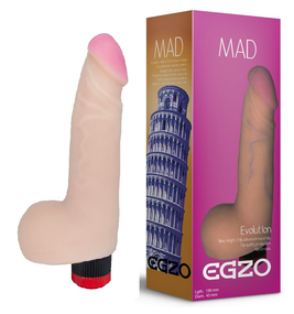 Вібратор EGZO Ciberskin V006 ( 19 см х 4,5 см ) Sex Aura