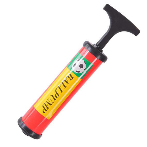 Насос ручной для мячей N41501 с иглой 30 см Красный