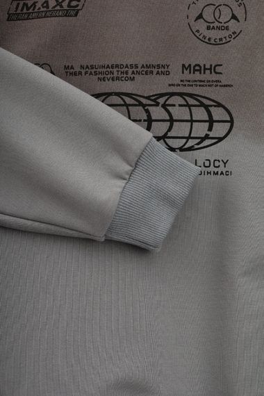 Спортивний костюм світшот+штани для хлопчика Lizi 283 146 см Темно-сірий shop (2000990974693) | Зображення 3