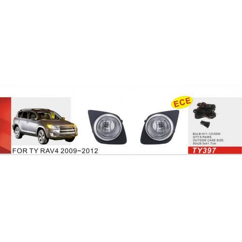 Фари дод. модель Toyota RAV-4 2008-10/TY-397/H11-12V55W/ел.проводка (TY-397) | Зображення 1