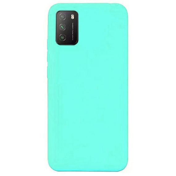 Чохол Candy Silicone для Poco M3 колір Бірюзовий