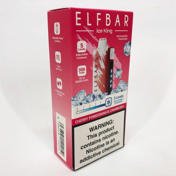 Elf Bar Ice King 30000. Вишня Гранат Журавлина (Cherry Pomegranate Cranberry) | Зображення 1