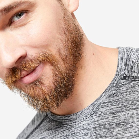 Футболка чоловіча для фітнесу сіра - M. | Зображення 4