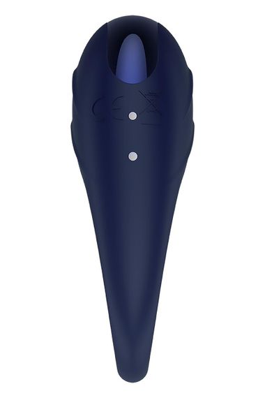 Гламурное вибрационное кольцо для пениса Dream Toys Glam синее sexstyle | Зображення 8