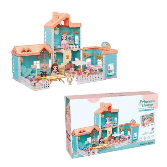 Будиночок ляльковий 668-7 Блакитний