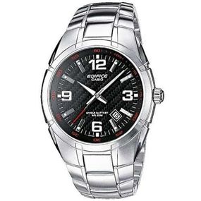 Сталеві чоловічі наручні годинники Casio оригінал Японія Edifice EF-125D-1AVEG зі сталевим браслетом