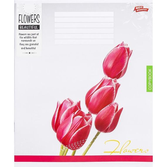 Зошит учнівський А5/24 лін. Flowers 3454D Мрії збуваються Вид 2