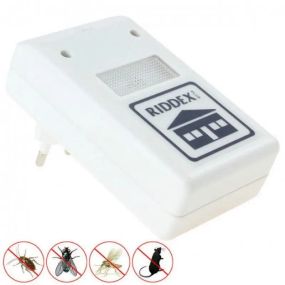Экологически безопасный ультразвуковой отпугиватель насекомых и грызунов RIDDEX Pest Repelling