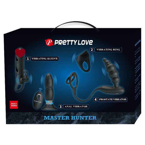 Вибронабор мужской Master Hunter sexstyle