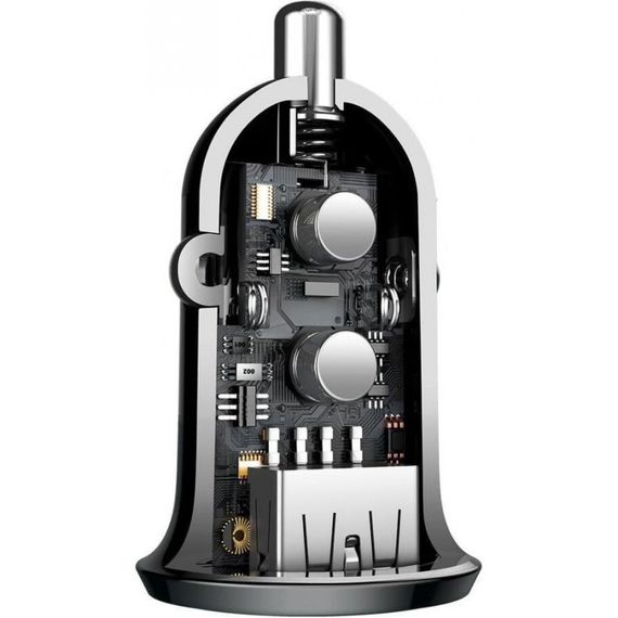 АЗП Baseus Grain Pro 4.8A (2USB-A) (CCALLP) Чорний | Зображення 3