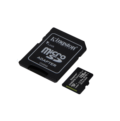 Карта пам'яті microSDXC 128Гб Class 10 (UHS-1) 100Мб/с Kingston  Canvas Select Plus