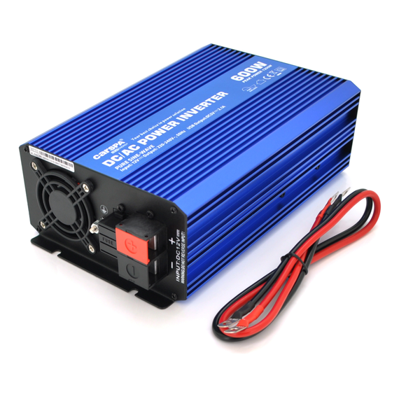 Перетворювач напруги Carspa SINUS-P600-122 12v 230v 600Вт чиста синусоїда | Зображення 1