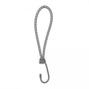 Петля еластична Bradas PVC BUNGEE CORD HOOK з гачком 20см 25 шт BCH4-0620GY-B