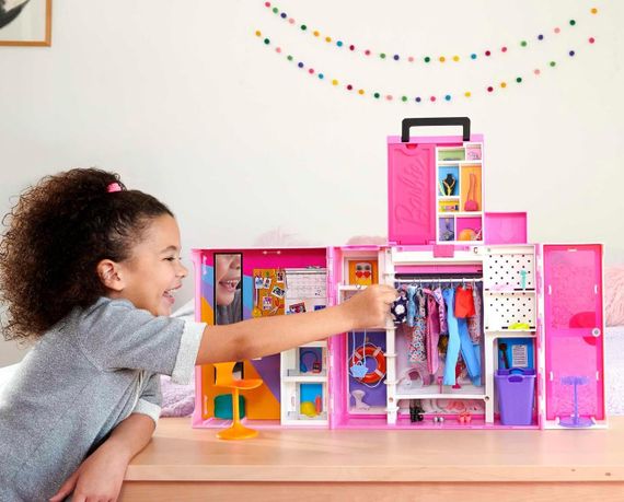 Ігровий набір Барбі Двоповерхова шафа Мрії для ляльки Mattel Barbie Dream Closet Playset | Зображення 1