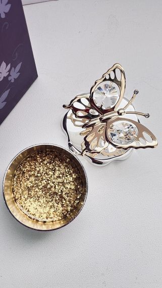 Міні-скринька зі стразами Butterfly Box 5,5 см | Зображення 1