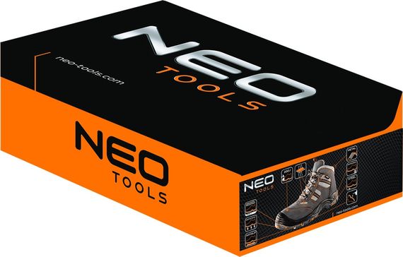 Ботинки рабочие NEO, замш, р.43(28.7см), ударопогл., антипрокол, антискольж., антистат., стал. подносок до 200 Дж, S1P SRC, СЕ (82-044) | Зображення 1