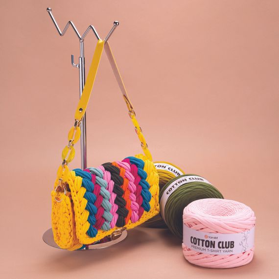 Cotton Club 7306 YarnArt Товста бавовняна пряжа Cotton Club Super Bulky (310 г) | Зображення 2