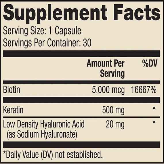 Комплекс для шкіри, волосся, нігтів Dr. Mercola Hair, Skin and Nails 30 Caps | Зображення 1