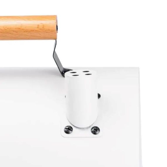 Мангал угольный двусторонний 38×28×40 см с решеткой белый HP452GBE | Зображення 8