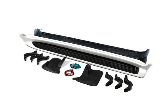 Боковые подножки с LED (дизайн 2015-2020) Белый цвет для Toyota Land Cruiser 200 | Зображення 3