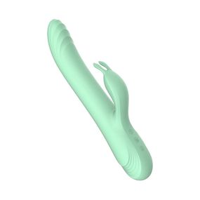 Вібратор-кролик із фрикціями Every Night Toys для точки G, блакитний sexstyle