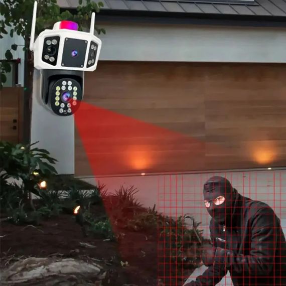 Вулична WiFi камера 4Мп з двома об'єктивами XPRO YC101 (234574568_1345) | Зображення 2