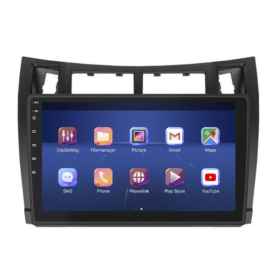 Штатная магнитола Lesko для Toyota Vitz II (XP90) 2005-2011 экран 9" 6/128Gb 4G Wi-Fi GPS Top | Зображення 1