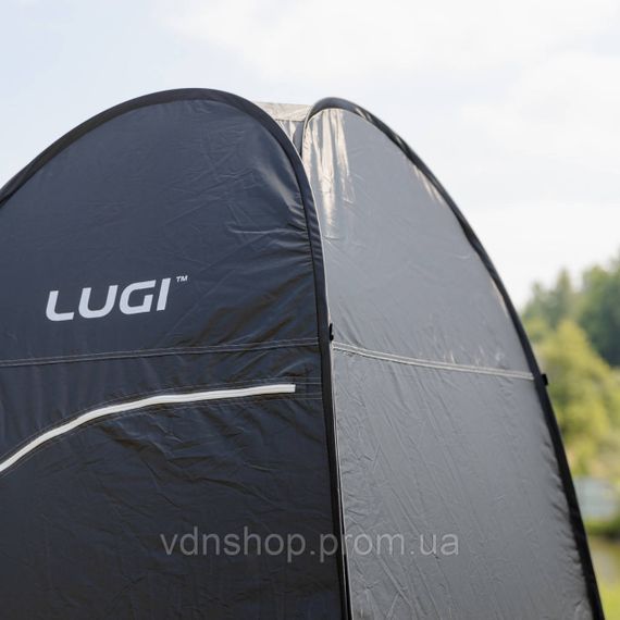 Палатка душ-туалет для кемпинга автомат 120×120×190 (см) тент для душа и туалета туристический LU-015DB Черный | Зображення 5