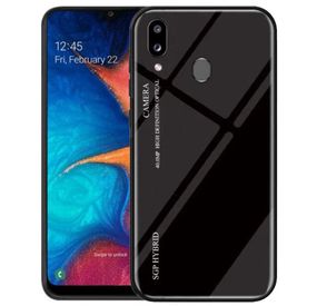 Чехол-бампер Primolux Gradient Glass для Samsung Galaxy A40 2019 (SM-A405) - Black