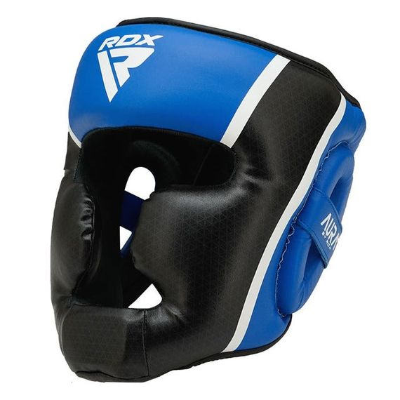 Шолом боксерський  RDX AURA PLUS T-17 Blue/Black M (капа у комплекті) | Зображення 1