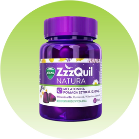 ZzzQuil Natura, мелатонін мелатонін желейка, смак лісових ягід 30
