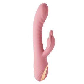 Вібратор-кроль рельєфний Sweet Em Velvet Lure 10 режимів вібрації та 5 режимів коливань, рожевий Sex Aura