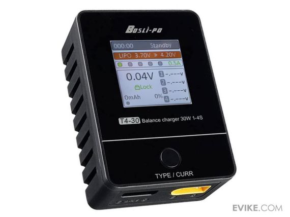Розумний зарядний пристрій Boslipo T4-30 для 1-4-елементних LiPo/LiHv акумуляторів | Зображення 1
