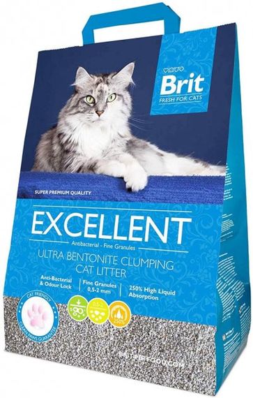 Бентонітовий наповнювач Brit Fresh Exelent без запаху 5 кг | Зображення 1