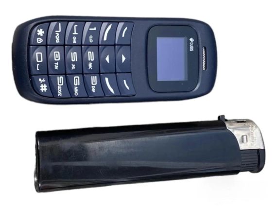 Мінітелефон Gstar BM70 Black Micro Sim розміром як запальничка Синій | Зображення 5