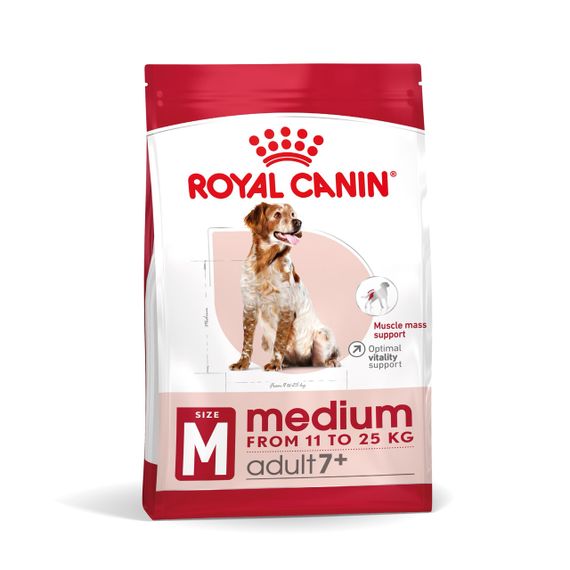 Сухий корм для літніх собак середніх порід Royal Canin Medium Adult 7+, 15 кг