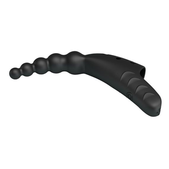 Вібратор на палець Pretty Love Honey Finger, чорний, 12,2 × 2,1 см Sex Aura | Зображення 6