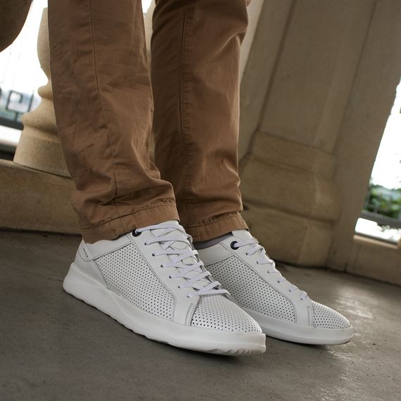 Летние мужские кеды белого цвета 40 42 43 44 45 размер | Зображення 3