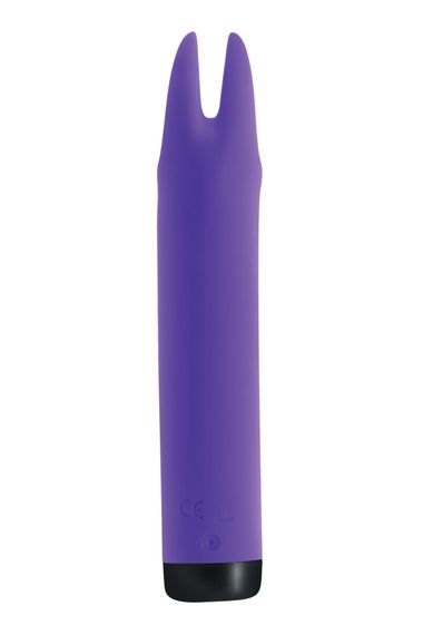 Вибратор S Pleasures Bullets Amethyst, фиолетовый, с двумя отростками, 10 режимов, диаметр 2,8 см | Зображення 2