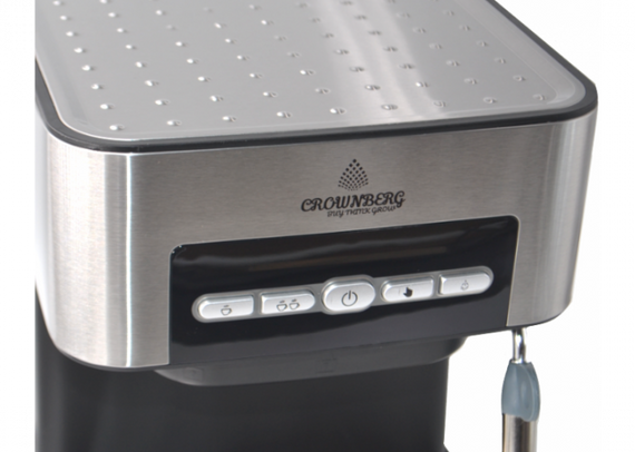 Кавомашина напівавтоматична Crownberg CB 1566 Espresso Coffee Maker 1000 Вт з капучинатором | Зображення 2