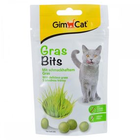 Лакомство для кошек витаминизированное с травой GimCat GrasBits, 40 гр