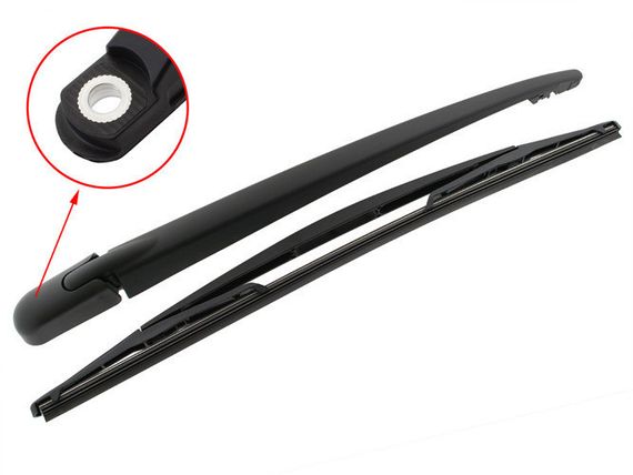 Dacia Sandero (08-13) задній двірник склоочисник у зборі (щітка + тримач), Дача Сандеро | Зображення 1