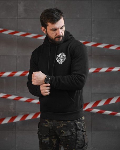 Худі на флісі Girl black ВТ4770 | Зображення 2