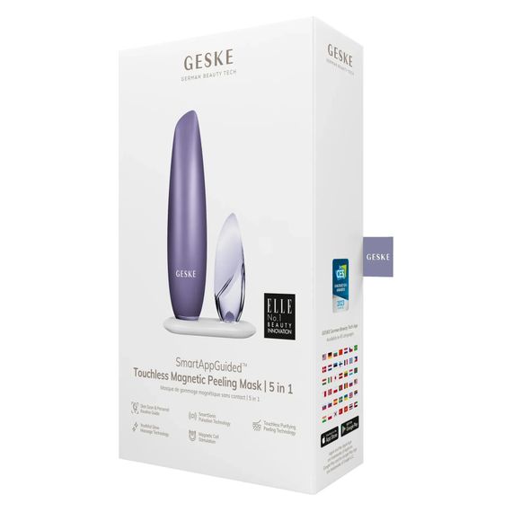 Безконтактна магнітна пілінг-маска GESKE Touchless Magnetic Peeling Mask 5в1 starlight, Фіолетовий | Зображення 7