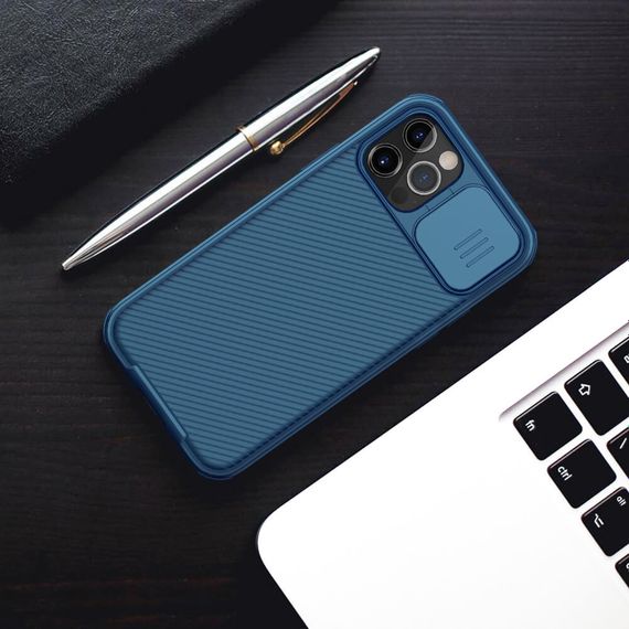 Карбоновая накладка Nillkin Camshield (шторка на камеру) для Apple iPhone 13 Pro Max (6.7") | Зображення 3