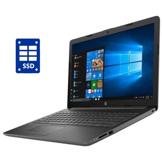 Ультрабук HP 14-bk3168ngw / 14" (1366x768) TN / Intel Pentium 4415U (2 (4) ядра по 2.3 GHz) / 8 GB DDR4 / 240 GB SSD / Intel HD Graphics 610 / WebCam б/в