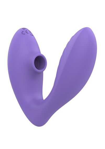 Вібратор подвійної стимуляції ROMP REVERB, бузковий Sex Aura | Зображення 1